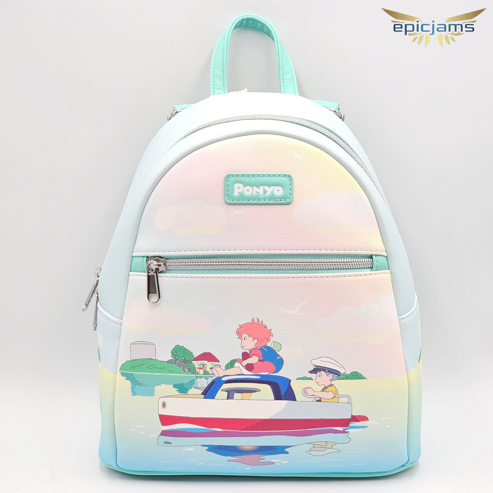 Loungefly Studio Ghibli Ponyo Boat Scene Mini Backpack